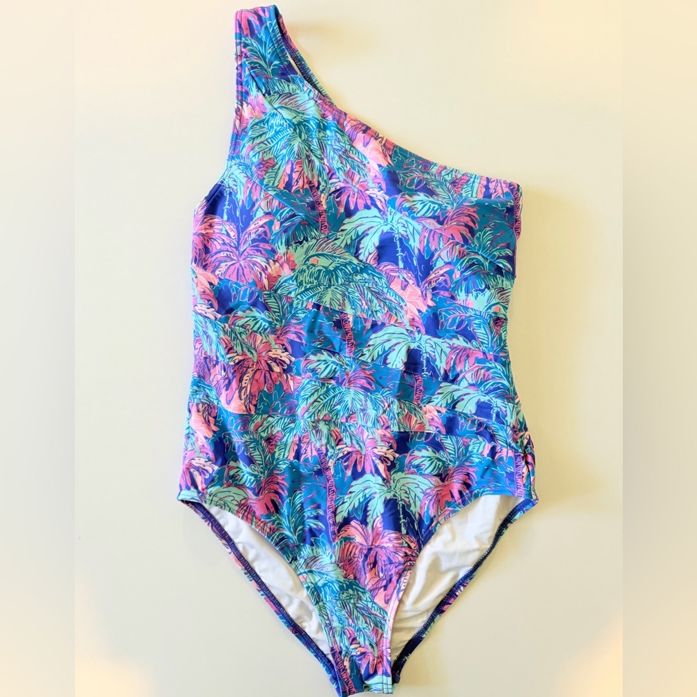 SweetHoney One-Shoulder Womens Swimsuit M NWOT